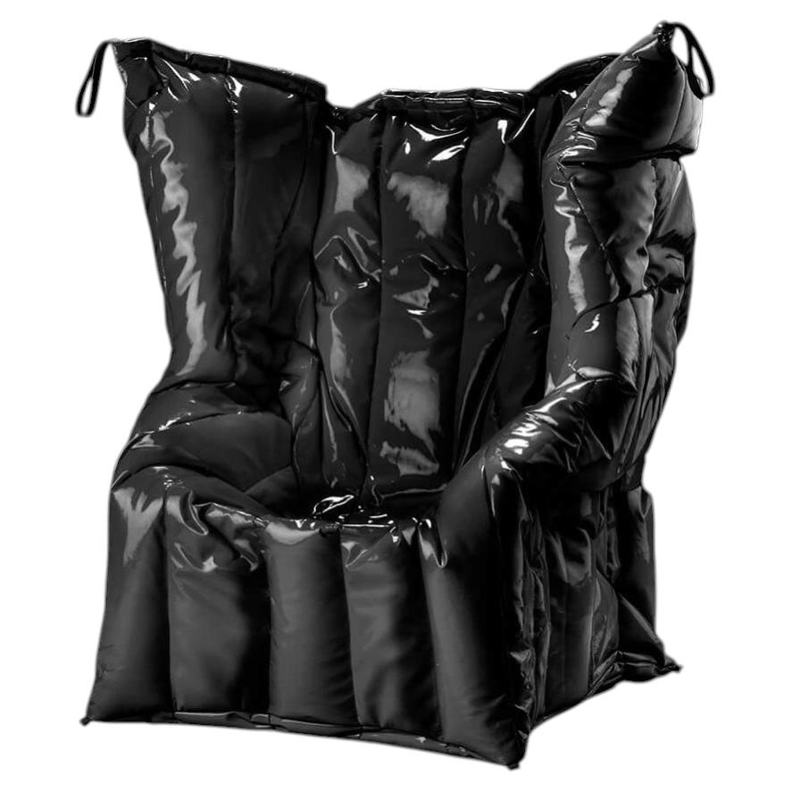 Meritalia Shadow Sculptural Armchair by Gaetano Pesce - Black For Sale