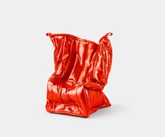 Fauteuil sculptural « Shadow Mini » pour enfants de Meritalia, créé par Gaetano Pesce - Rouge