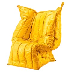 Sillón escultural «Shadow Mini» de Meritalia para niños, diseñado por Gaetano Pesce - Amarillo