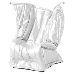 Sillón escultural «Shadow Mini» de Meritalia para niños, diseñado por Gaetano Pesce - Blanco