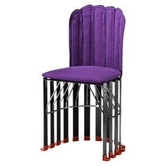 Meritalia "La Pagnottina" Accent & Dining Chair by Gaetano Pesce Purple