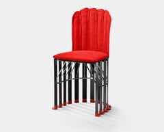 Meritalia "La Pagnottina" Accent & Dining Chair by Gaetano Pesce - Red