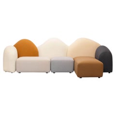 Gaetano Pesce for Meritalia "Colorado" Italian Sofa with Right Chaise Longue
