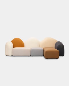 Gaetano Pesce for Meritalia "Colorado" Italian Sofa with Right Chaise Longue