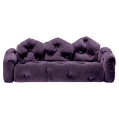Gaetano Pesce for Meritalia "Sofà Michetta 280" Italian Sculptural Sofa - Purple