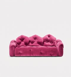 Gaetano Pesce for Meritalia "Sofà Michetta 280" Italian Sculptural Sofa - Pink