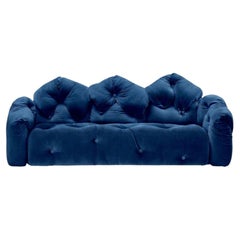 Gaetano Pesce for Meritalia "Sofà Michetta 280" Italian Sculptural Sofa - Cobalt