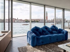 Gaetano Pesce for Meritalia "Sofà Michetta 280" Italian Sculptural Sofa - Cobalt