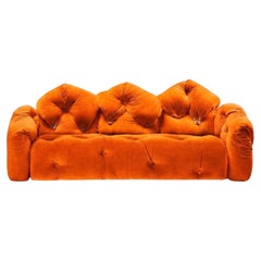 Gaetano Pesce for Meritalia "Sofà Michetta 280" Italian Sculptural Sofa - Orange