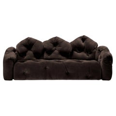 Gaetano Pesce for Meritalia "Sofà Michetta 280" Italian Sculptural Sofa - Brown