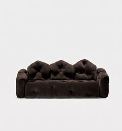 Gaetano Pesce for Meritalia "Sofà Michetta 280" Italian Sculptural Sofa - Brown