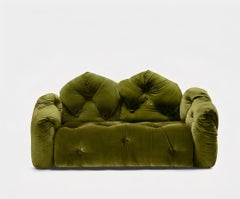Gaetano Pesce for Meritalia "Sofà Michetta 210" Italian Sculptural Sofa - Sage