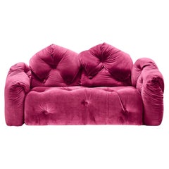 Gaetano Pesce for Meritalia "Sofà Michetta 210" Italian Sculptural Sofa - Pink
