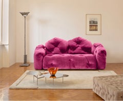Gaetano Pesce for Meritalia "Sofà Michetta 210" Italian Sculptural Sofa - Pink
