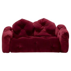 Gaetano Pesce for Meritalia "Sofà Michetta 210" Italian Sculptural Sofa - Red