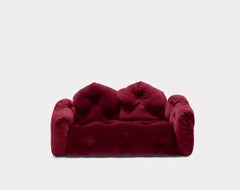 Gaetano Pesce for Meritalia "Sofà Michetta 210" Italian Sculptural Sofa - Red