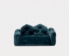 Gaetano Pesce for Meritalia "Sofà Michetta 210" Italian Sculptural Sofa - Navy