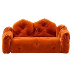 Gaetano Pesce für Meritalia „Sofà Michetta 210“ – Italienisches, skulpturales Sofa – Orange
