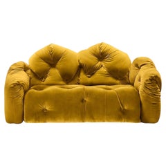 Gaetano Pesce for Meritalia "Sofà Michetta 210" Italian Sculptural Sofa - Yellow