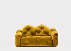 Gaetano Pesce for Meritalia "Sofà Michetta 210" Italian Sculptural Sofa - Yellow