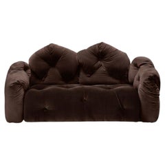 Gaetano Pesce for Meritalia "Sofà Michetta 210" Italian Sculptural Sofa - Brown