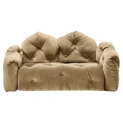 Gaetano Pesce für Meritalia „Sofà Michetta 210“ – italienisches, skulpturales Sofa in der Farbe „Hazelnut“