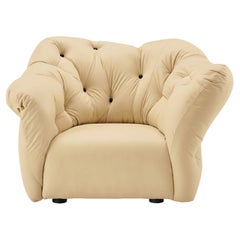 Gaetano Pesce for Meritalia "Nubola" Luxury Armchair in Salt Leather, Italy