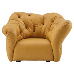 Sillón de lujo «Nubola» de Gaetano Pesce para Meritalia, en piel Kraft, Italia