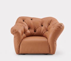 Gaetano Pesce for Meritalia "Nubola" Luxury Armchair in Terracotta Leather Italy