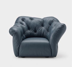 Gaetano Pesce for Meritalia "Nubola" Luxury Armchair in Fiord Leather, Italy