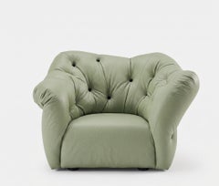 Gaetano Pesce for Meritalia "Nubola" Luxury Armchair in Sand Leather Italy