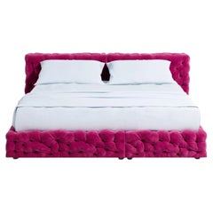Luxury Italian Double Bed - Gaetano Pesce for Meritalia La Michetta Bed 214 Pink
