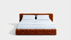 Luxury Italian Double Bed Gaetano Pesce for Meritalia La Michetta Bed 214 Ochre