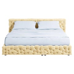 Luxury Italian Double Bed Gaetano Pesce for Meritalia La Michetta Bed 214 Cream
