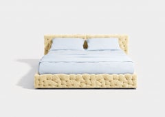 Luxury Italian Double Bed Gaetano Pesce for Meritalia La Michetta Bed 214 Cream