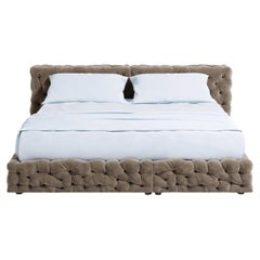 Luxury Italian Double Bed Gaetano Pesce for Meritalia La Michetta Bed 214 Sand