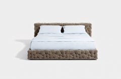 Luxury Italian Double Bed Gaetano Pesce for Meritalia La Michetta Bed 214 Sand