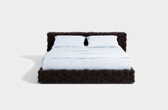 Luxury Italian Double Bed Gaetano Pesce Meritalia La Michetta Bed 214 Brown