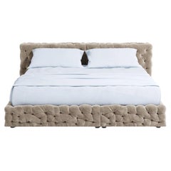 Luxury Italian Double Bed Gaetano Pesce for Meritalia La Michetta Bed 214 Grey
