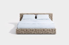 Luxury Italian Double Bed Gaetano Pesce for Meritalia La Michetta Bed 214 Grey