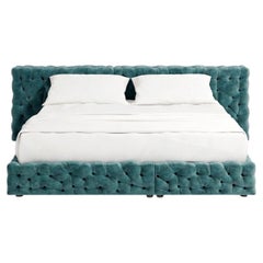 Luxury Italian Double Bed Gaetano Pesce for Meritalia La Michetta Bed 251 Steel
