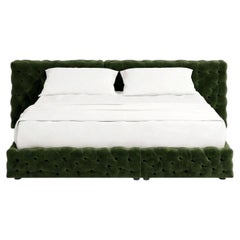 Luxury Italian Double Bed Gaetano Pesce for Meritalia La Michetta Bed 251 - Musk
