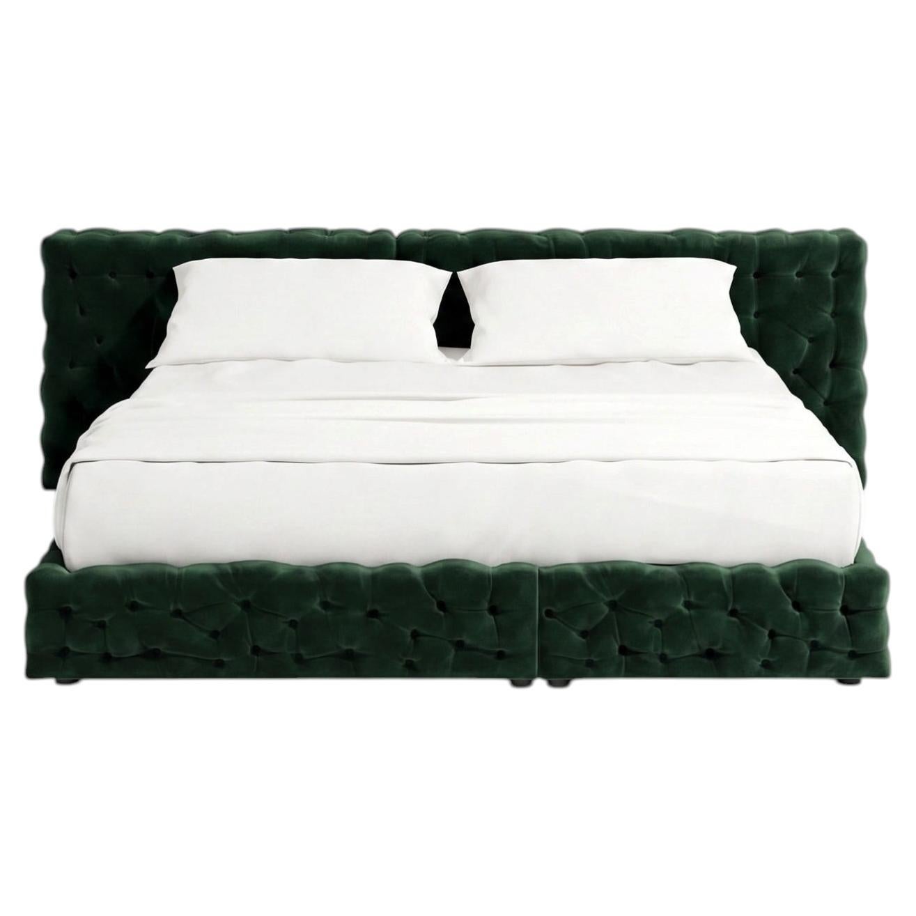 Luxury Italian Double Bed Gaetano Pesce for Meritalia La Michetta Bed 251 Forest
