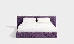 Luxury Italian Double Bed Gaetano Pesce for Meritalia La Michetta Bed 251 Purple