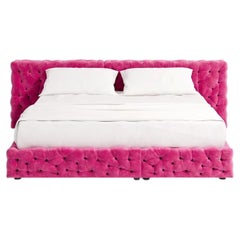 Luxury Italian Double Bed Gaetano Pesce for Meritalia La Michetta Bed 251 - Pink