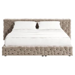 Luxury Italian Double Bed Gaetano Pesce for Meritalia La Michetta Bed 251 Sand