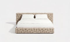 Luxury Italian Double Bed Gaetano Pesce for Meritalia La Michetta Bed 251 Grey