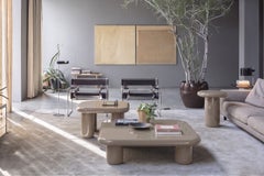 Mogg Bilbao Coffee Table 120×120cm 47.2x47.2 in Glossy Dove – Dainelli Studio