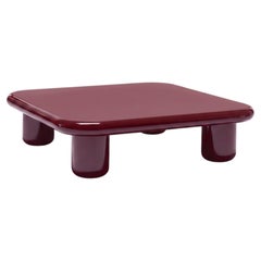 Mogg Bilbao Coffee Table 120×120cm 47.2x47.2in Glossy Purple Red Dainelli Studio