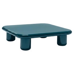 Mogg Bilbao Coffee Table 120×120cm 47.2x47.2in Glossy Ocean Blue Dainelli Studio